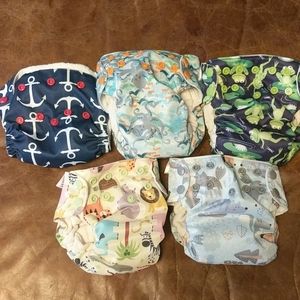 Newborn diapers in Simplex organic cotton